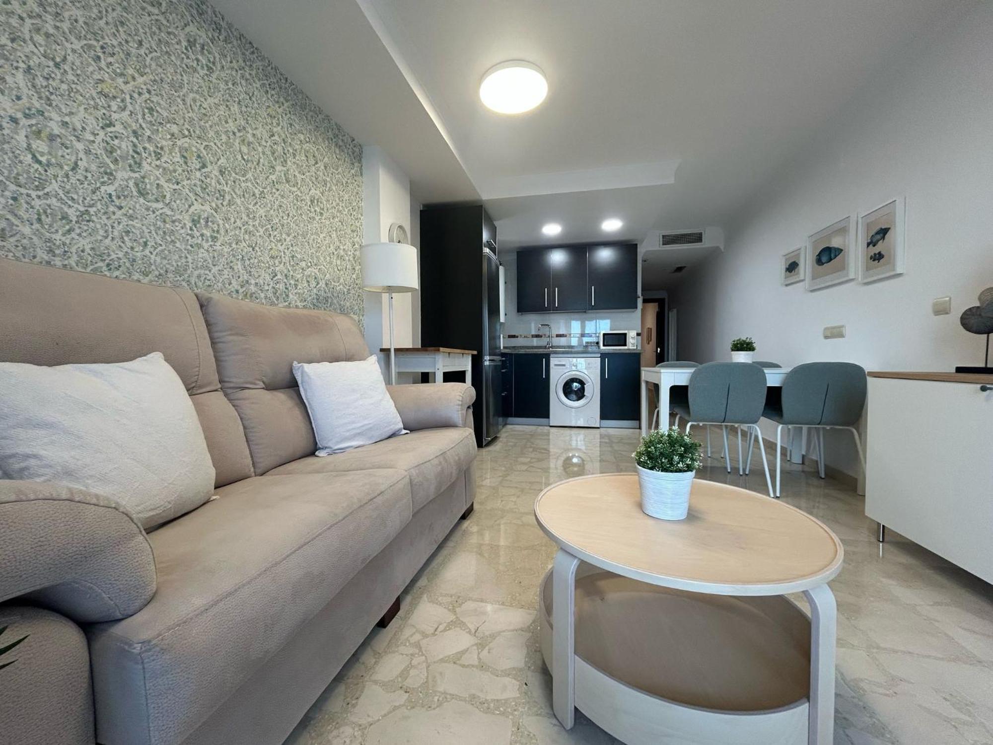 Maravilloso Apartamento En Primera Linea De Playa Con Vistas Al Mar En Caleta De Velez 2 D Екстериор снимка